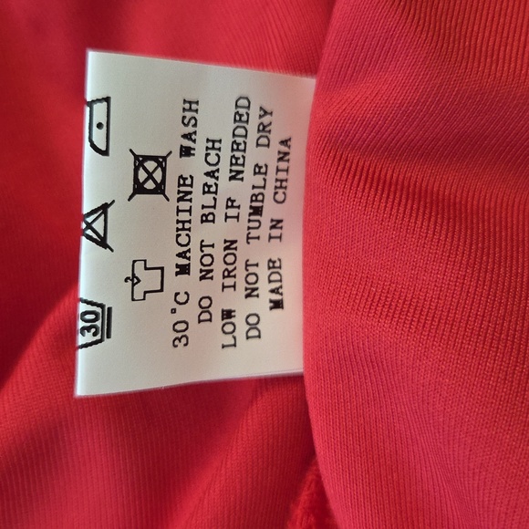 Unbranded Red Sleeveless V-Neck Mini Dress with Tie Detail - Picture 8 of 8